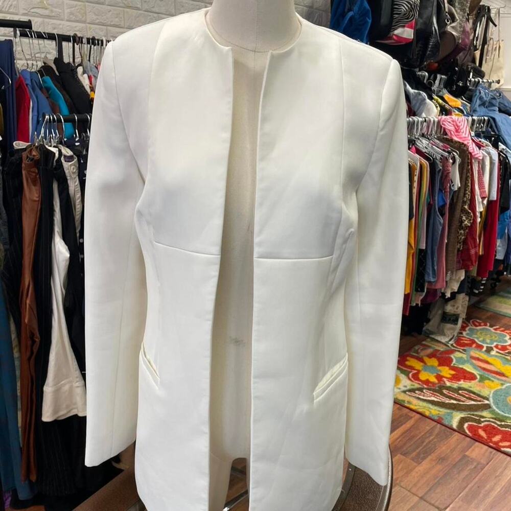 White blazer with a sleek